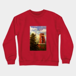 Clifton Suspension Bridge Crewneck Sweatshirt